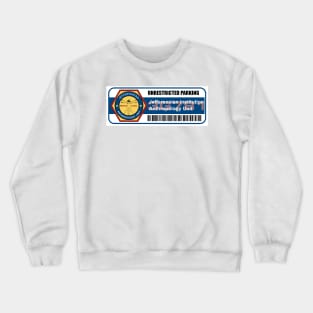 Jeffersonian Institution Parking Permit Crewneck Sweatshirt